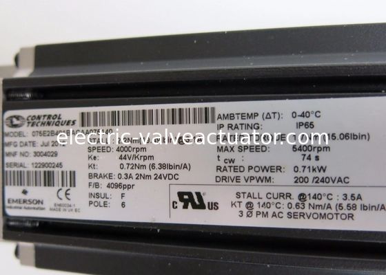 Καλή τιμή. 075E2B401BACAA075140 Servo Motor FM 75 MM Frame Size 220 VAC Standard Peak Torque σε απευθείας σύνδεση