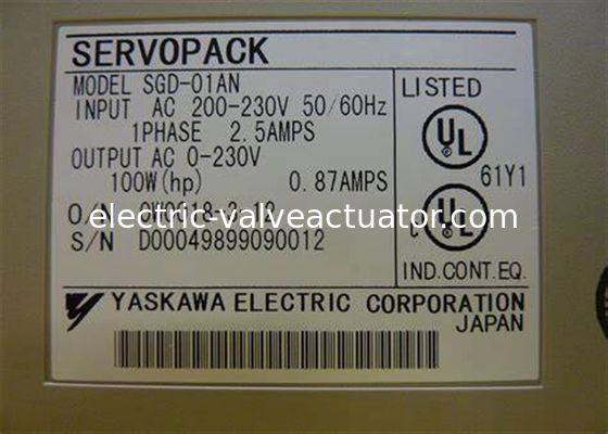 Καλή τιμή. Yaskawa SGD-01AN AC Servo Drives Servopack 100 WATT 1ΦΑΣΙΑ ΕΠΕΔΩΣΗ 0-230 VAC σε απευθείας σύνδεση