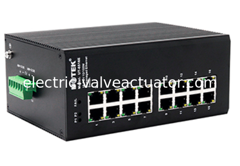 Καλή τιμή. UOTEK UT-6516E 16-Port 100M Βιομηχανικός διακόπτης Ethernet με ενισχυμένη προστασία από κεραυνό σε απευθείας σύνδεση