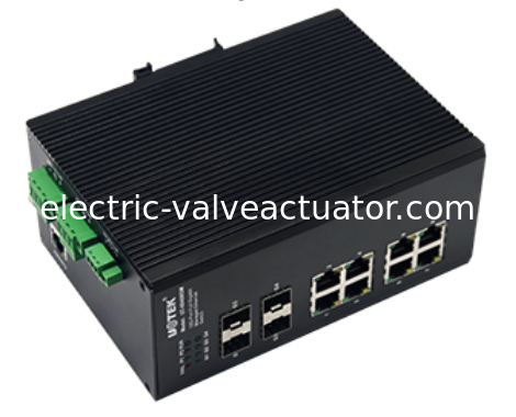 Καλή τιμή. UOTEK UT-66408GM 8GE+4G Full Gigabit Managed Industrial Ethernet Switch L2 Διαχείριση δικτύου σε απευθείας σύνδεση