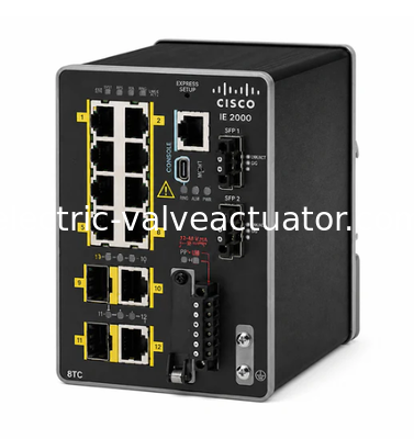 Καλή τιμή. Cisco IE-2000-8TC-B Industrial Managed Switch 10-Port 8x 10/100 Fast Ethernet + 2x Uplink Ports Σειρά IE2000 σε απευθείας σύνδεση